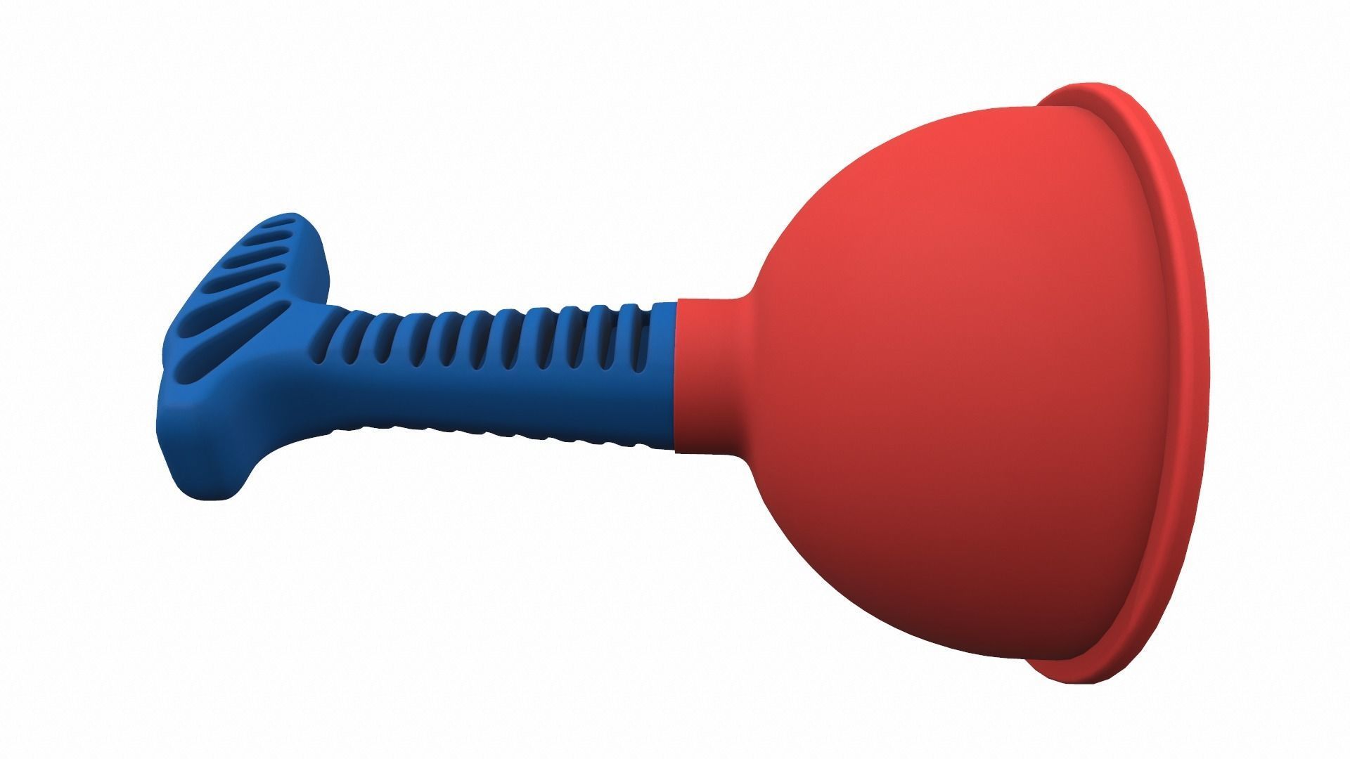 Drain plunger 3D model_6