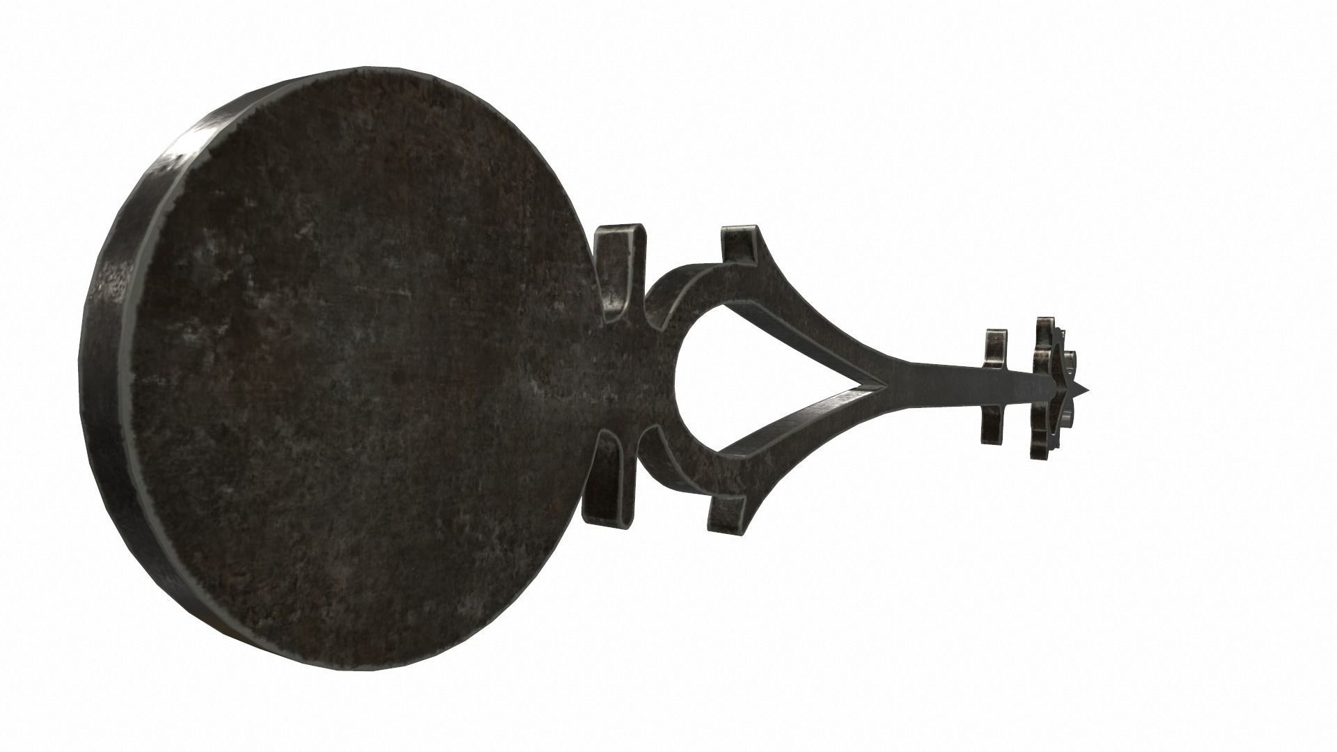 Clock arrow 3 3D model_4