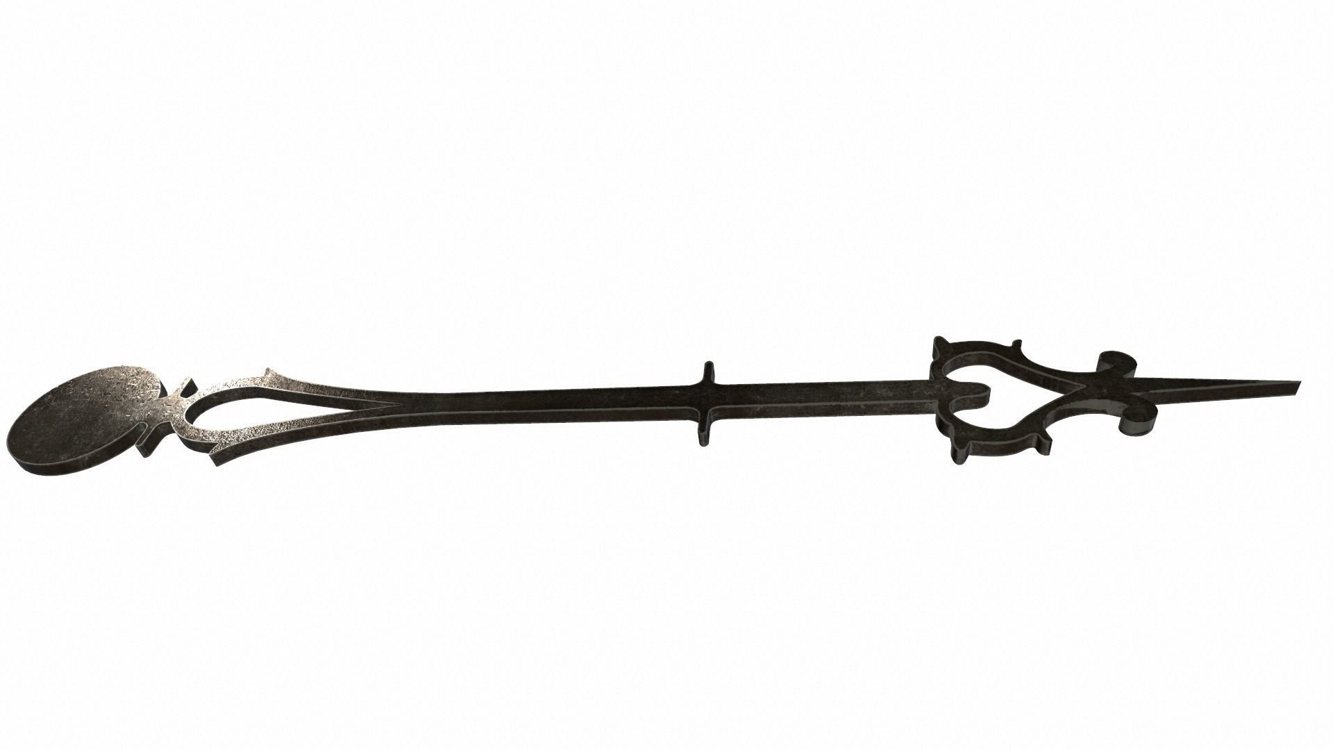 Clock arrow 3 3D model_1