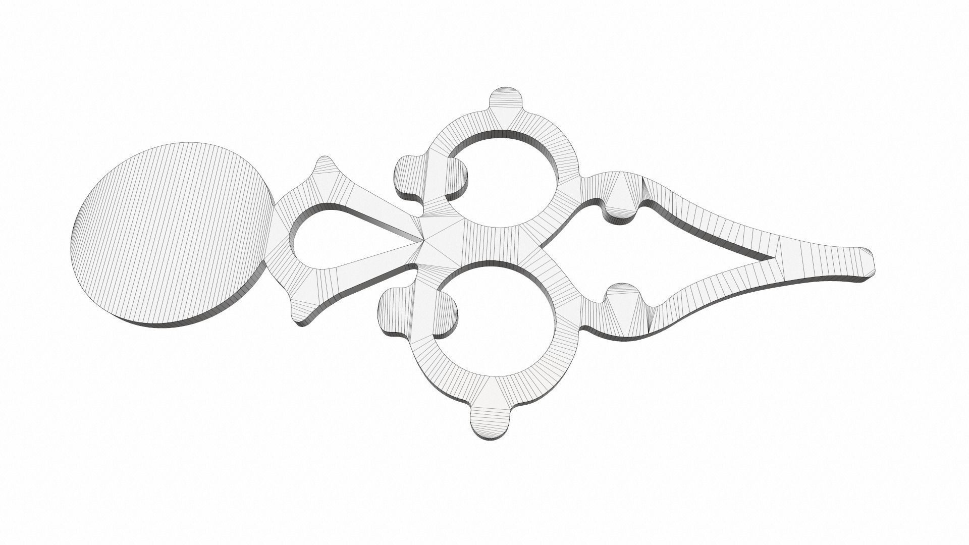 Clock arrow 4 3D model_5