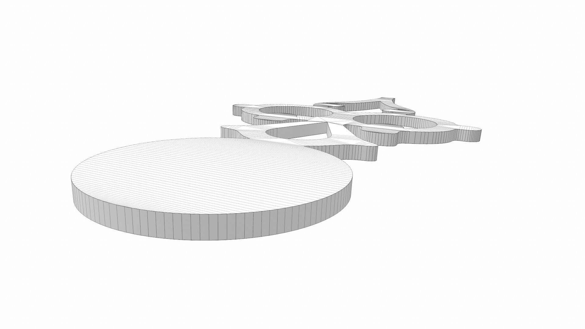 Clock arrow 4 3D model_7