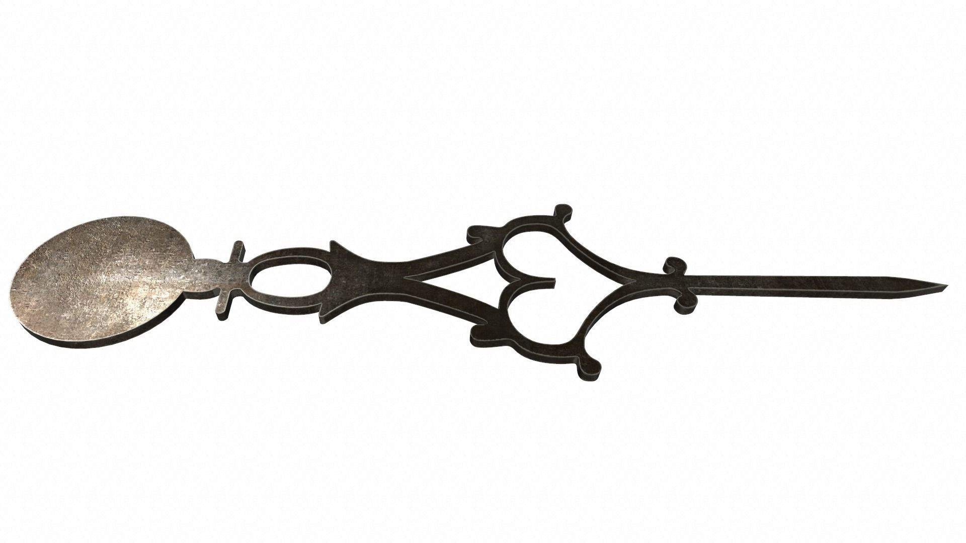 Clock arrow 5 3D model_1