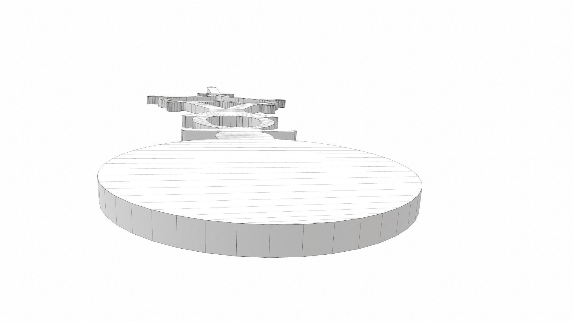 Clock arrow 5 3D model_7