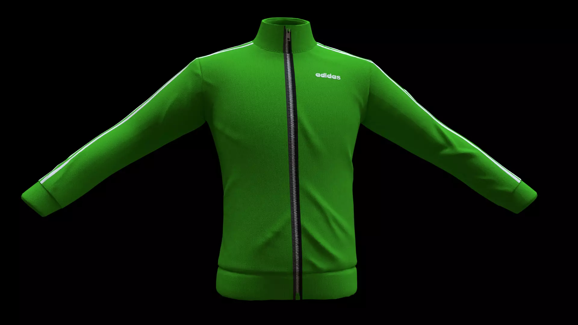 adidas jacket Low-poly 3D model