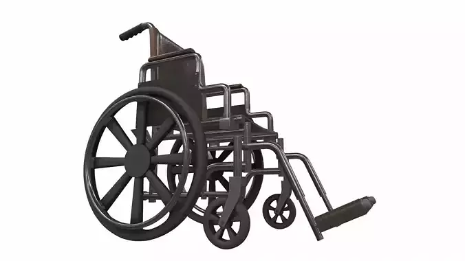 Wheelchair 3 3D model