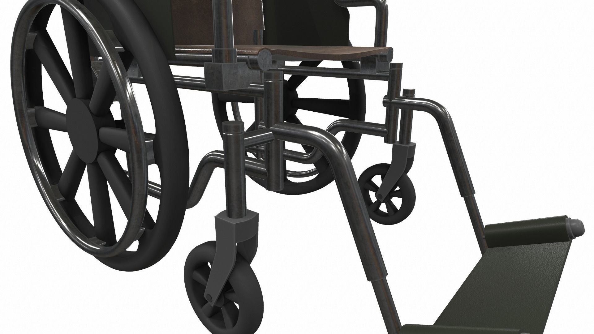 Wheelchair 3 3D model_6