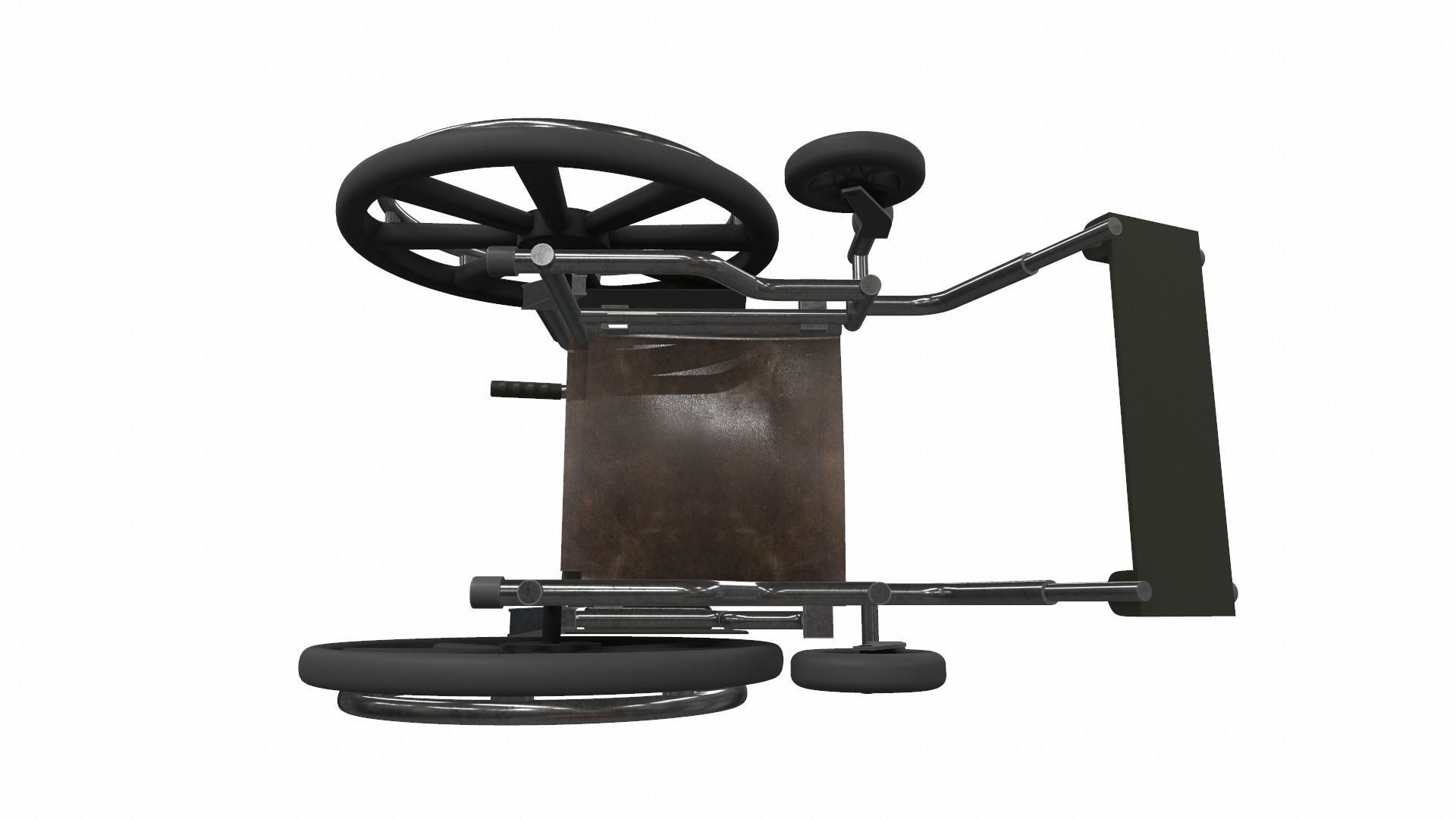 Wheelchair 3 3D model_5