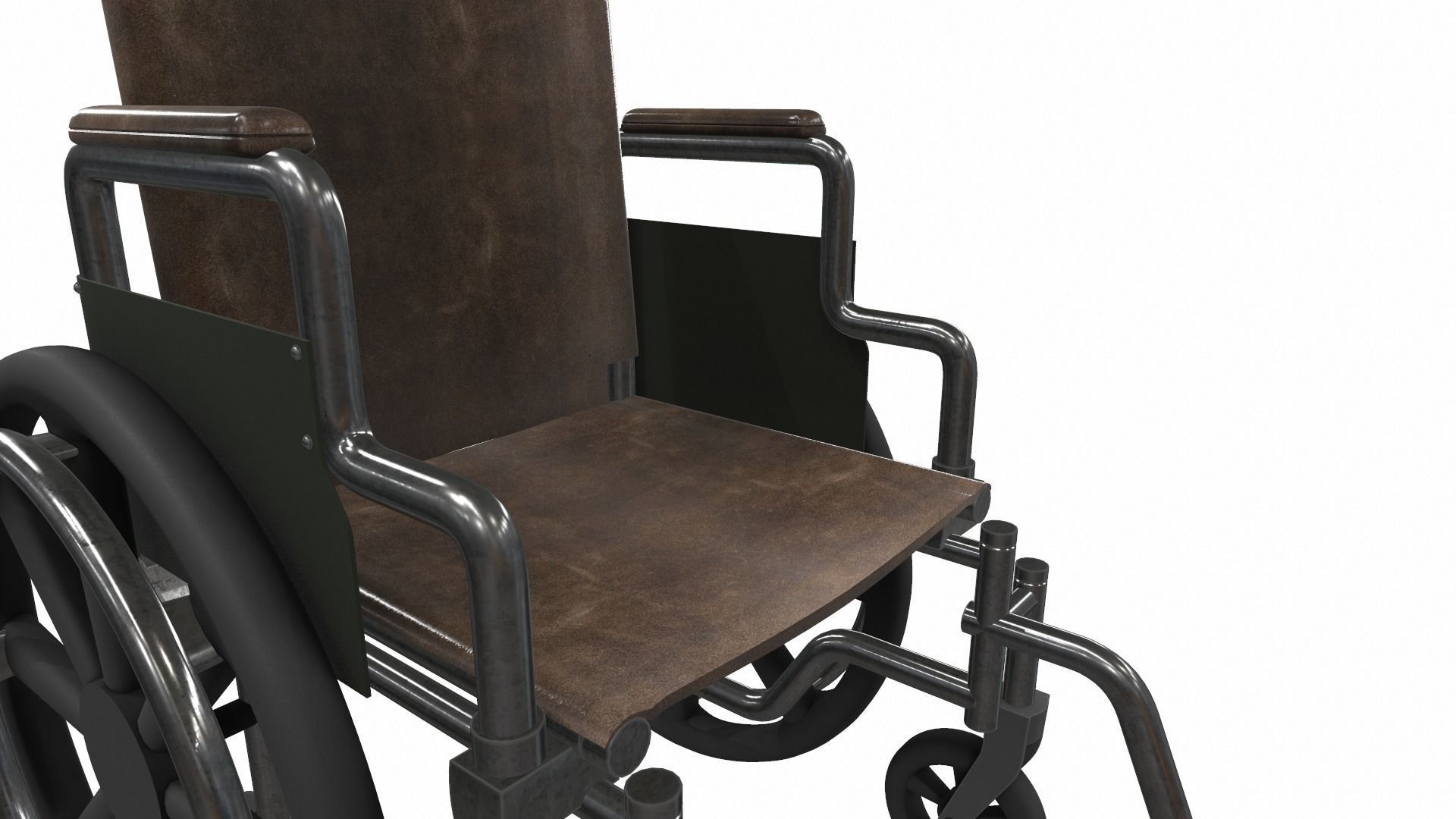 Wheelchair 3 3D model_7