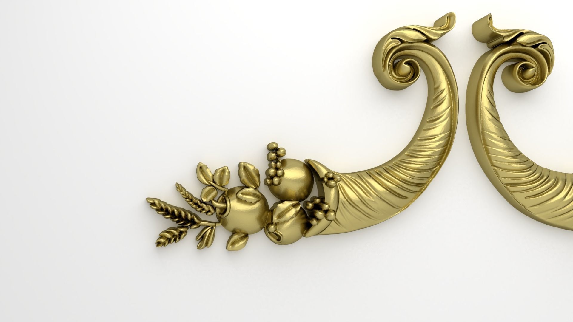 Classic decor ornament v-3D model09 3D model_1