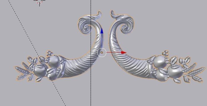 Classic decor ornament v-3D model09 3D model_3