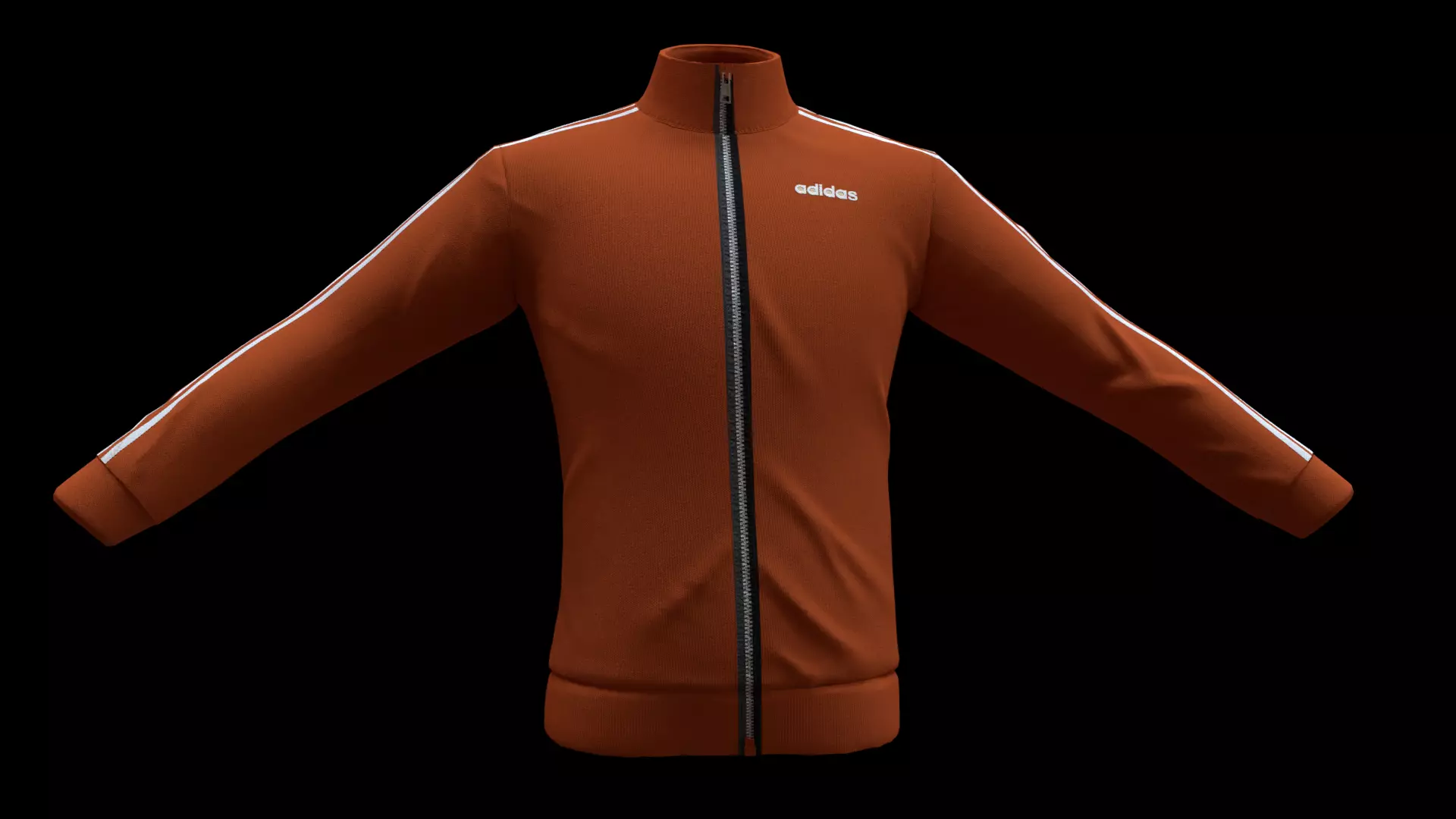 adidas jacket Low-poly 3D model