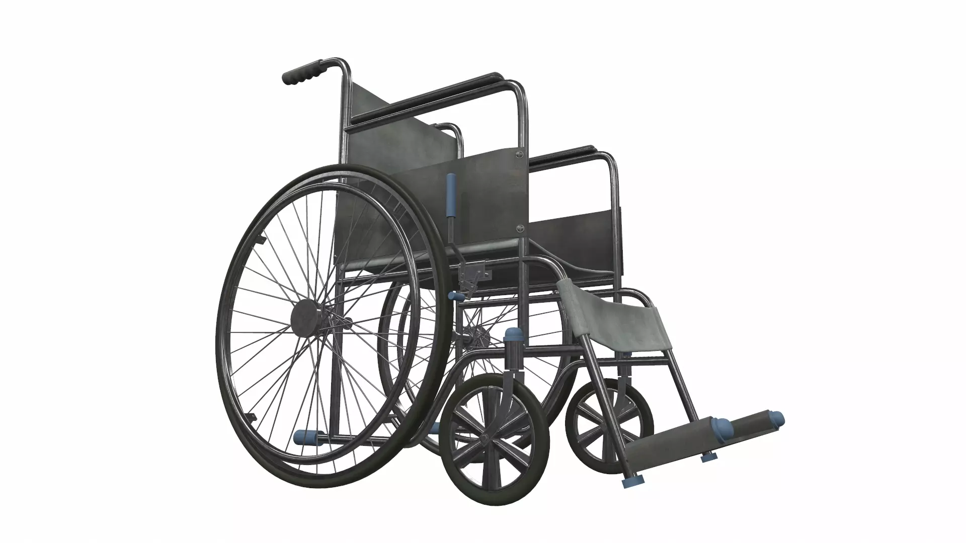 Wheelchair 4 3D model_0