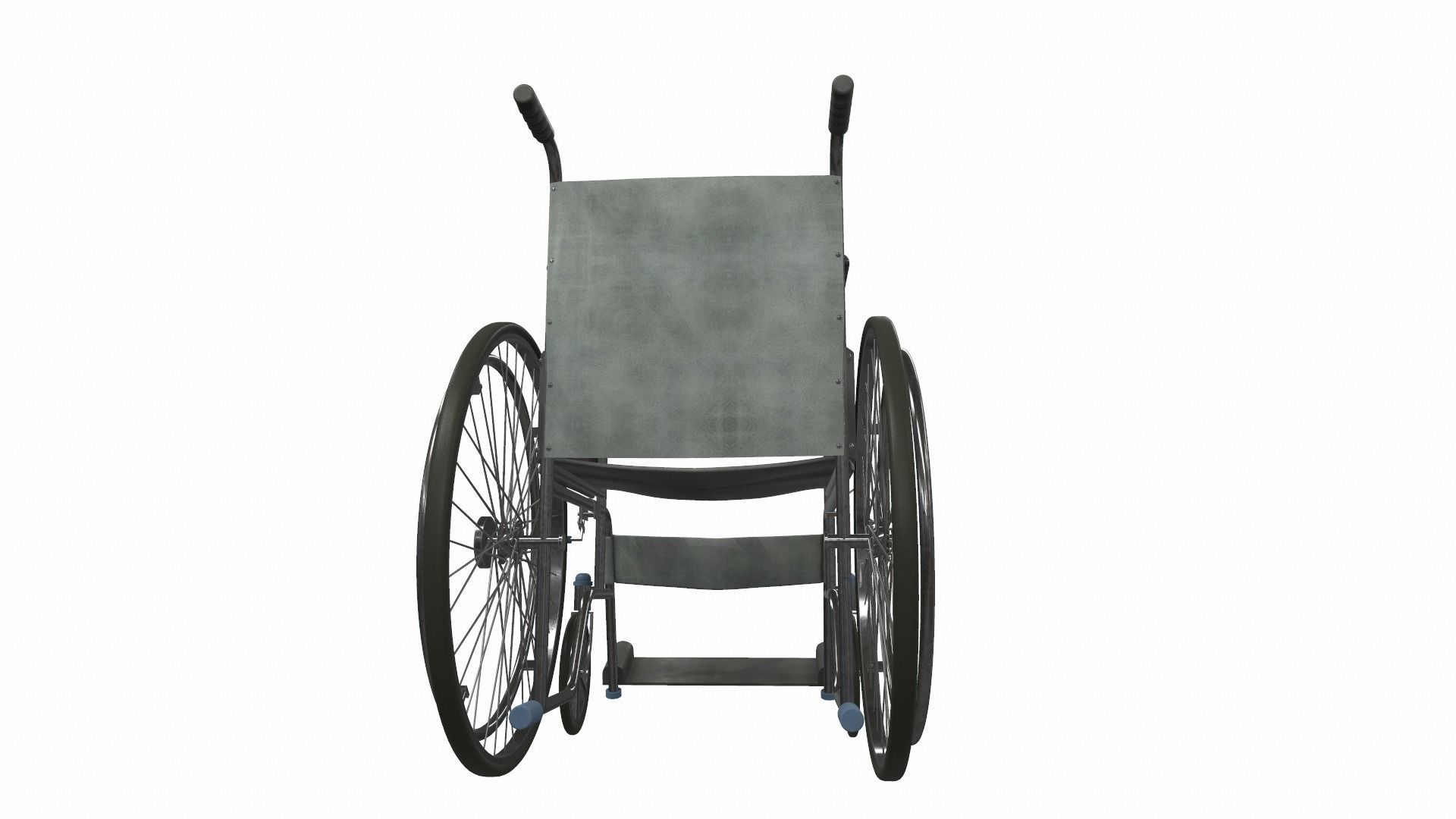 Wheelchair 4 3D model_3