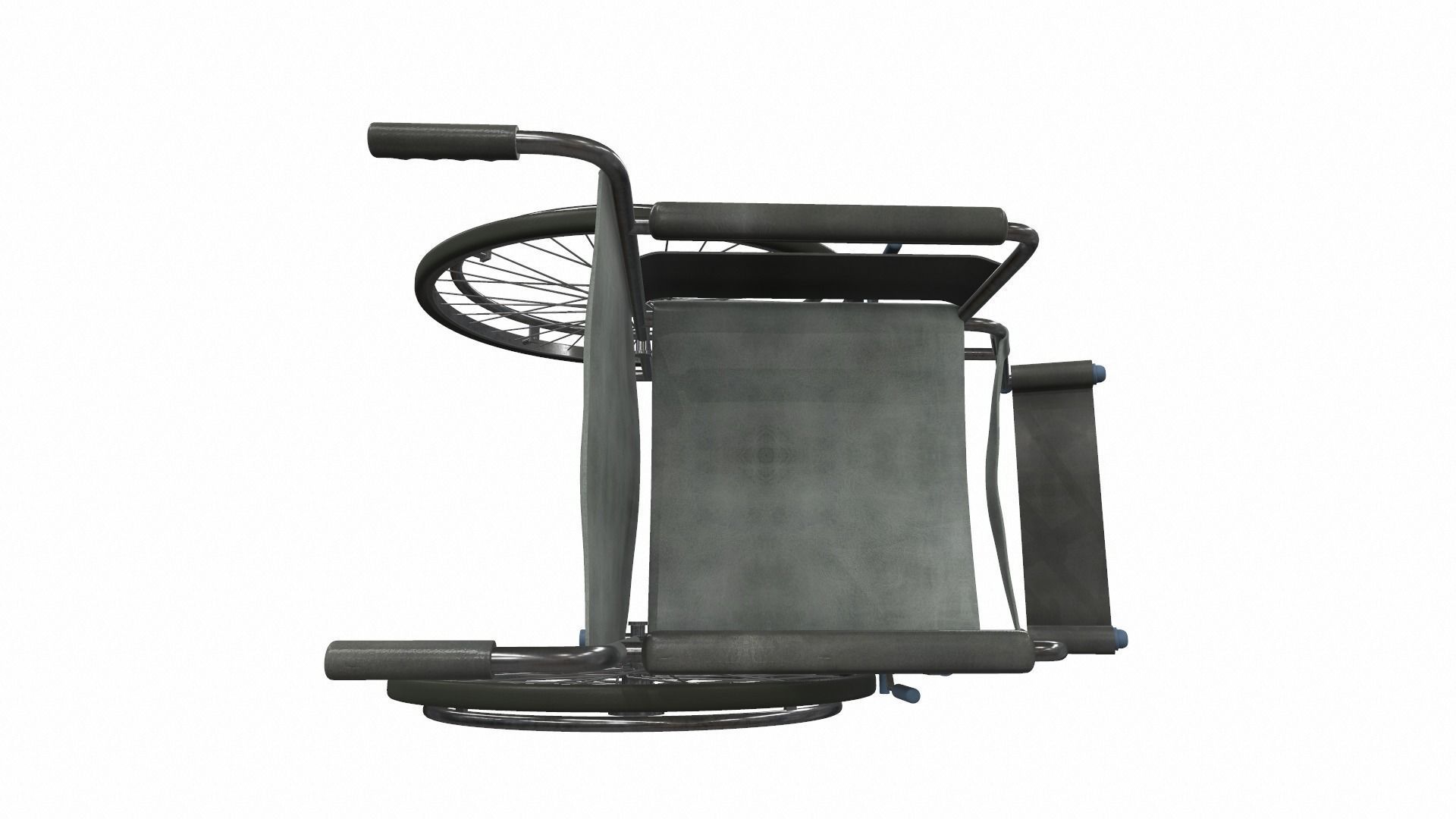 Wheelchair 4 3D model_4