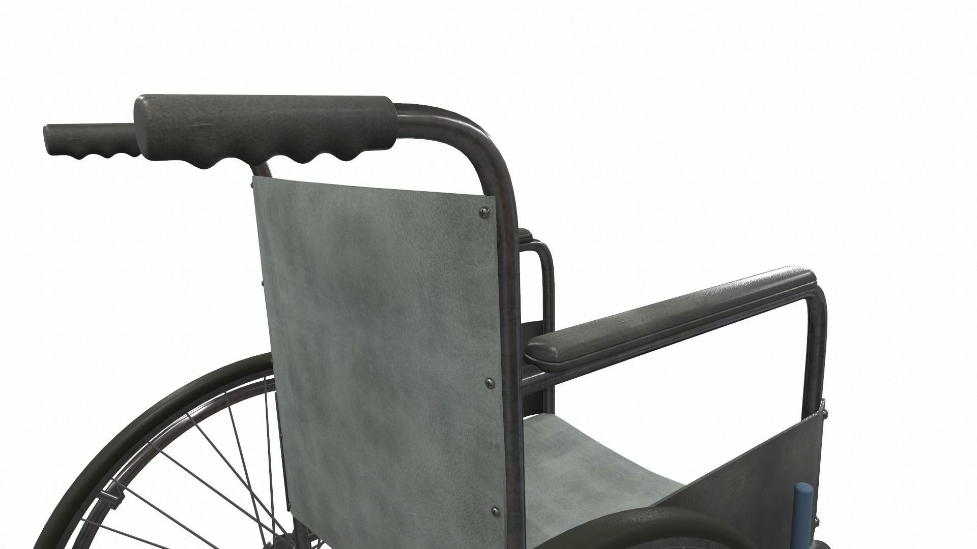 Wheelchair 4 3D model_9