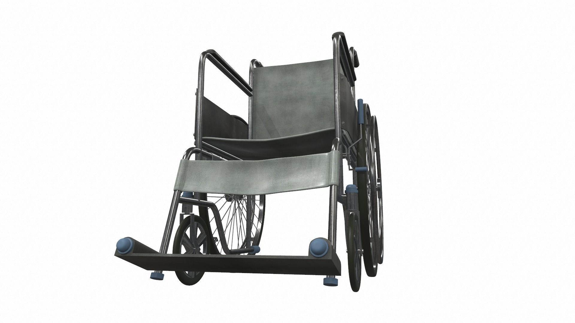 Wheelchair 4 3D model_1