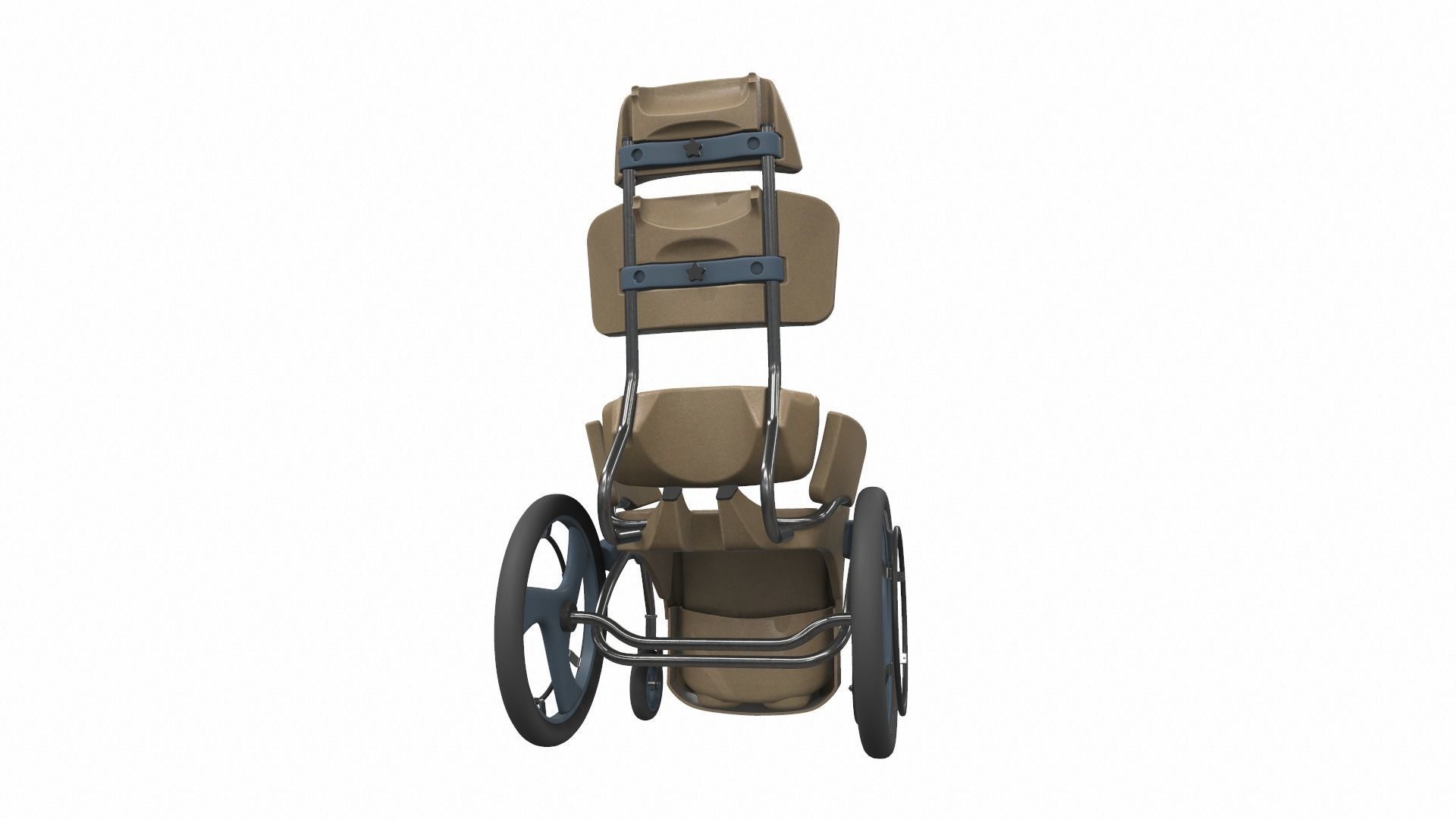 Wheelchair 6 3D model_3