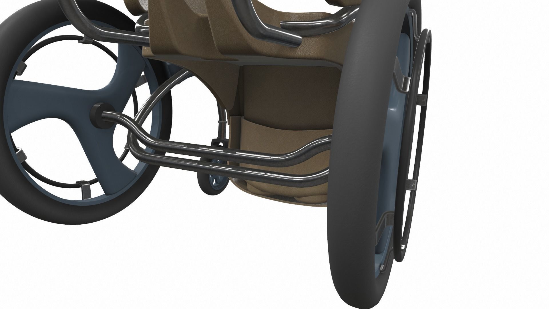 Wheelchair 6 3D model_10