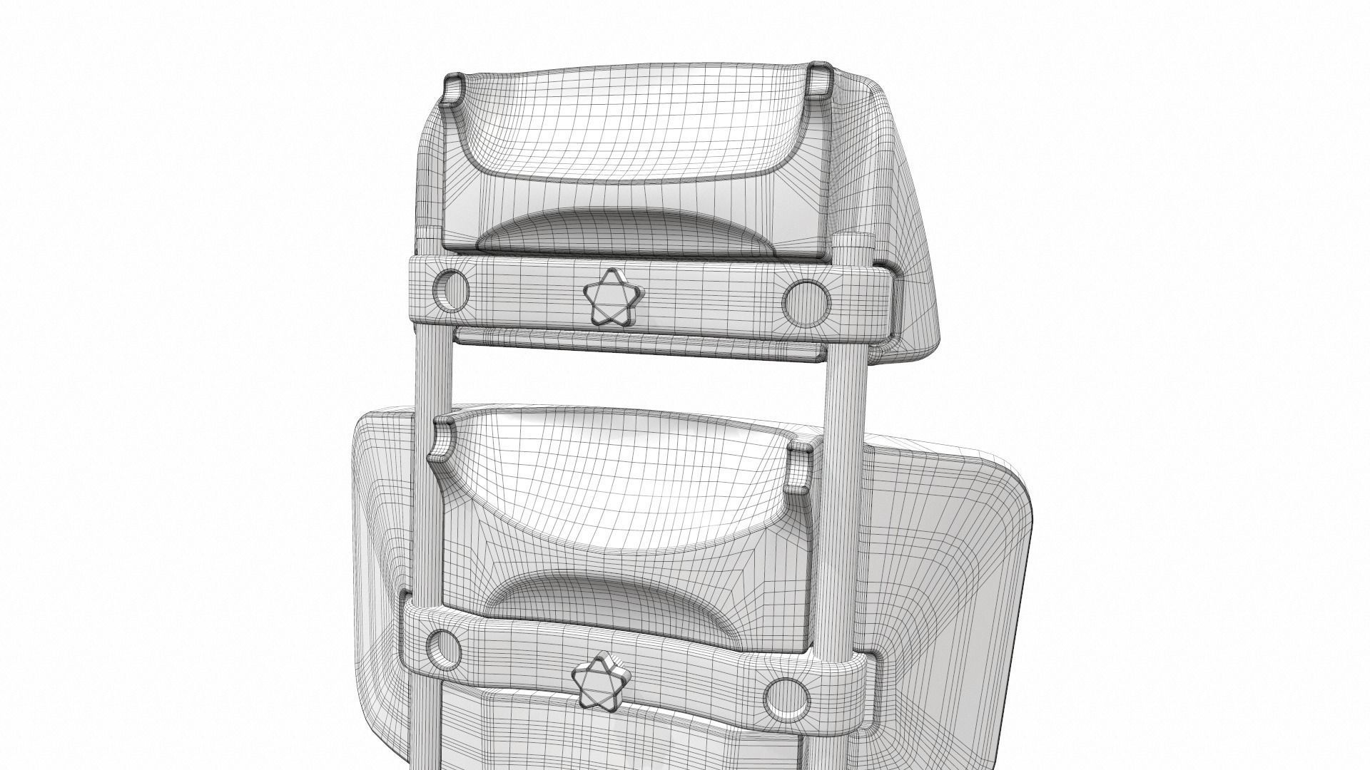 Wheelchair 6 3D model_21