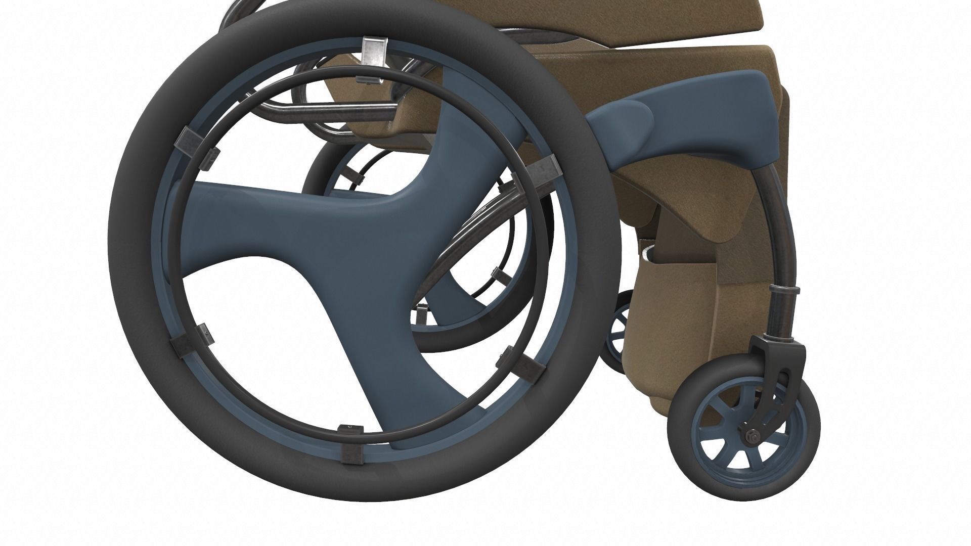 Wheelchair 6 3D model_9