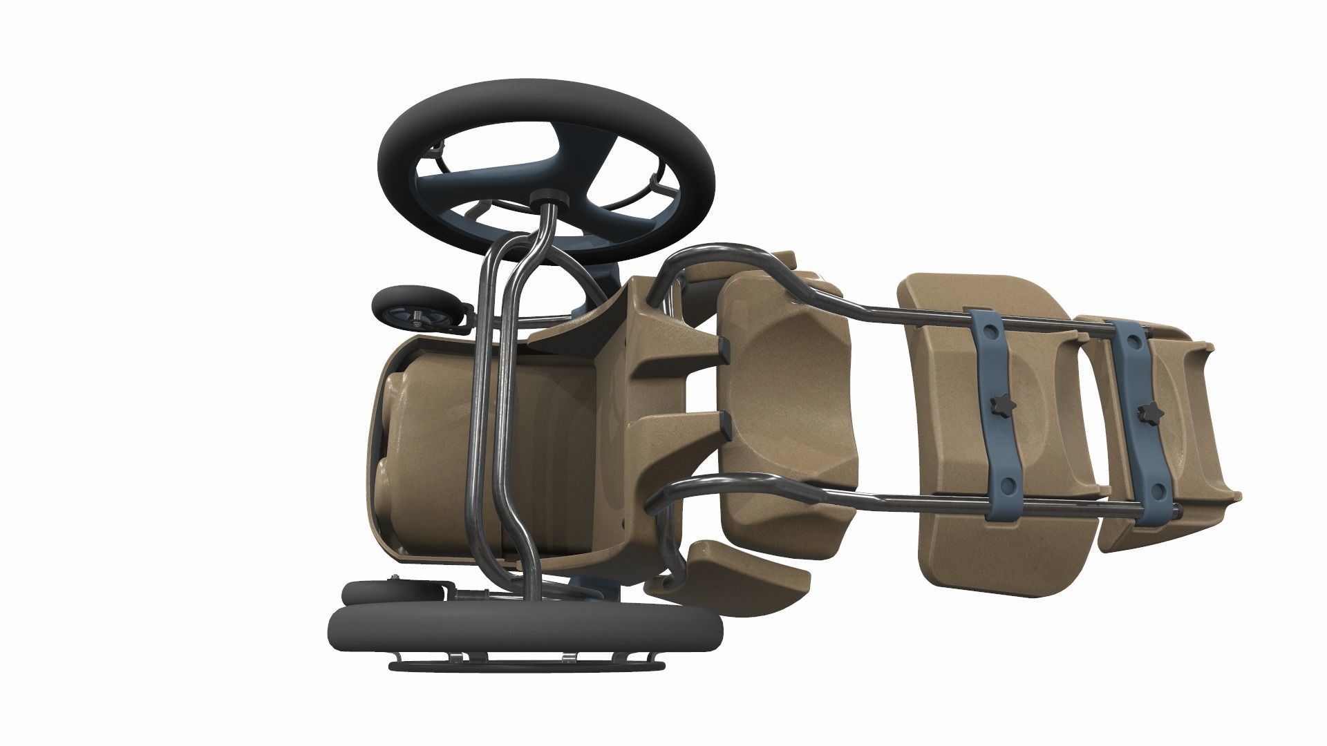 Wheelchair 6 3D model_5