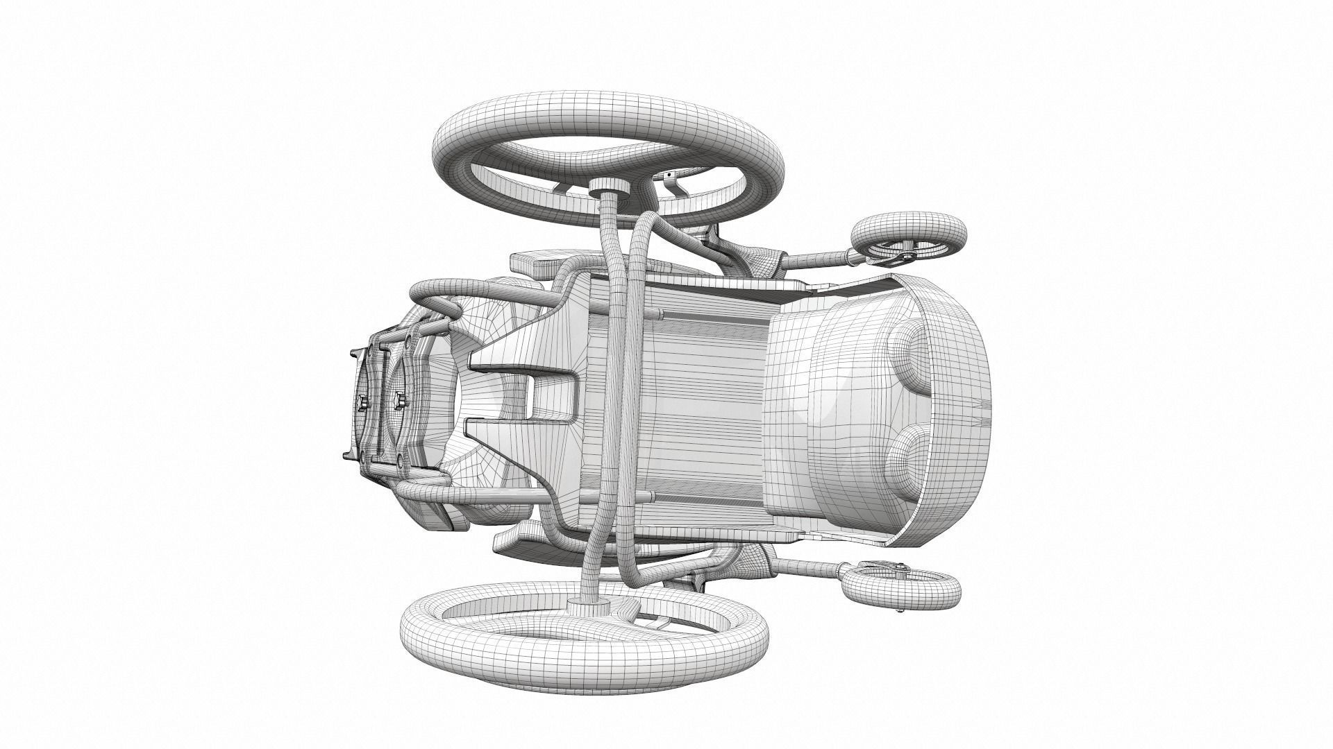 Wheelchair 6 3D model_18