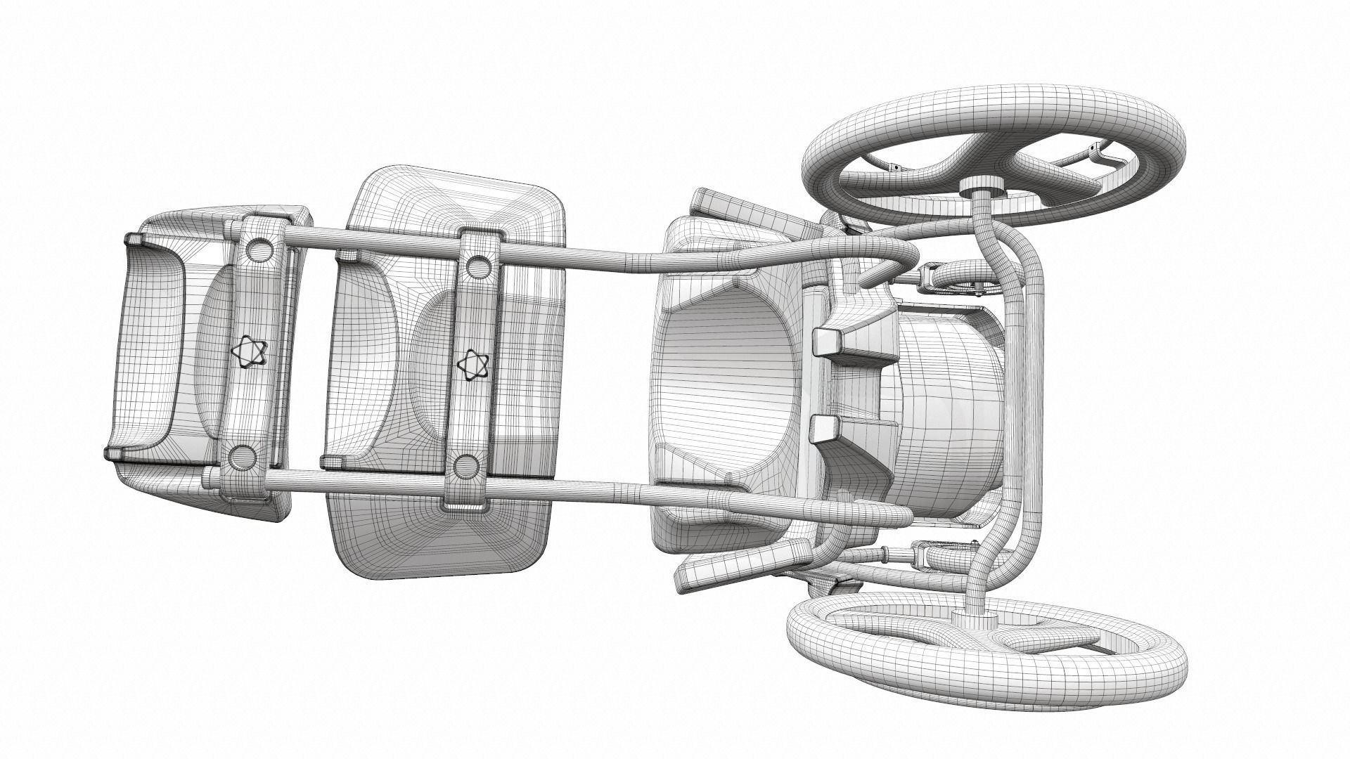Wheelchair 6 3D model_17