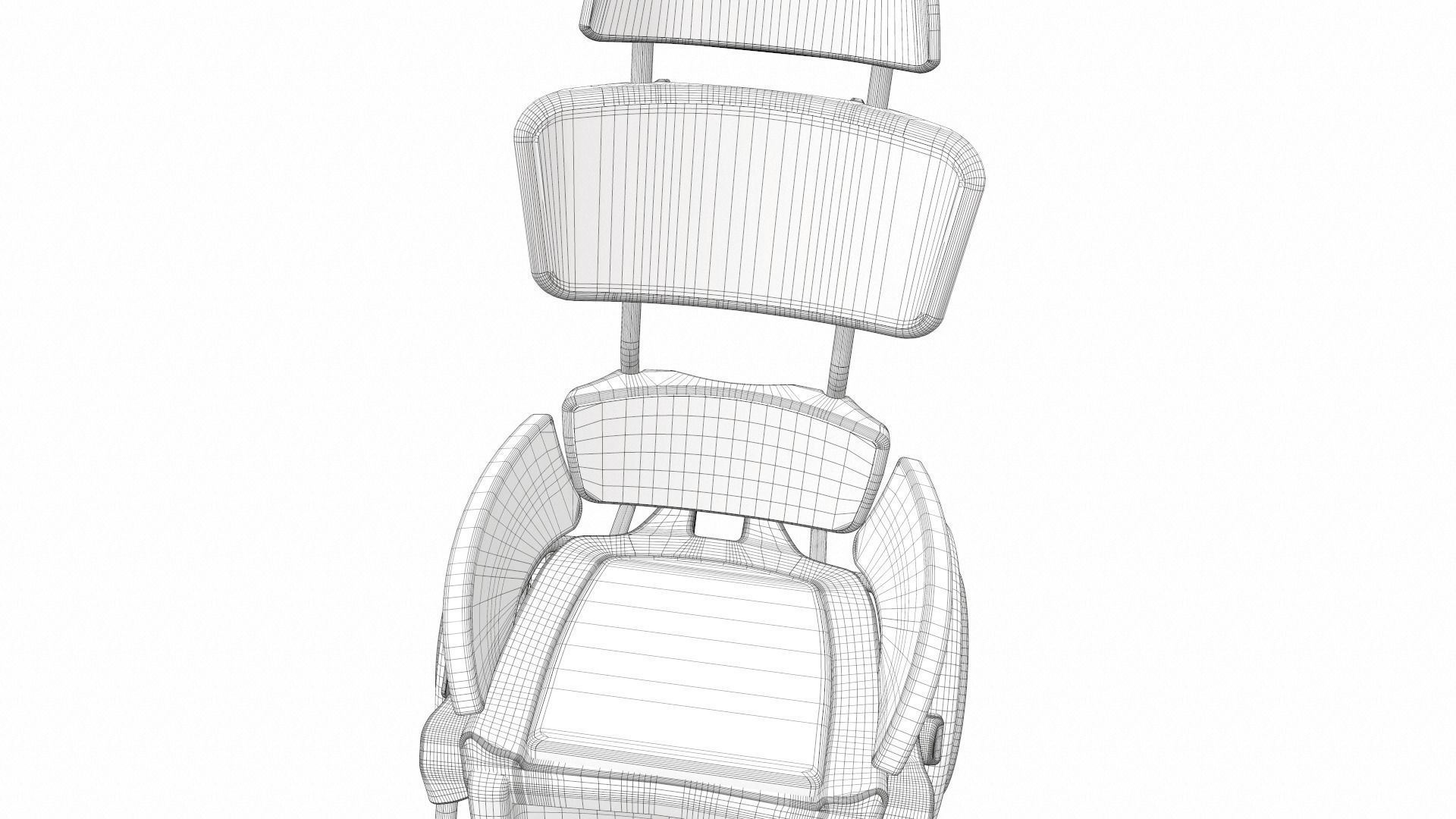 Wheelchair 6 3D model_22