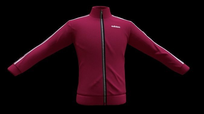 adidas  jacket Low-poly 3D model