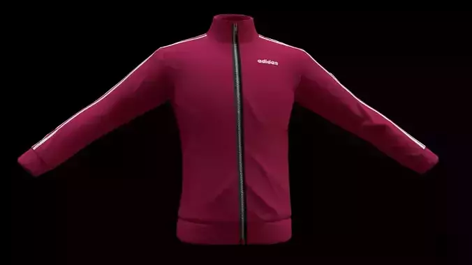 adidas  jacket Low-poly 3D model