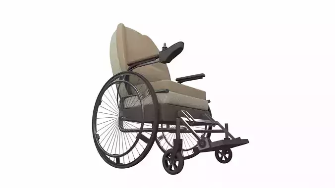 Electric wheelchair 4 3D model