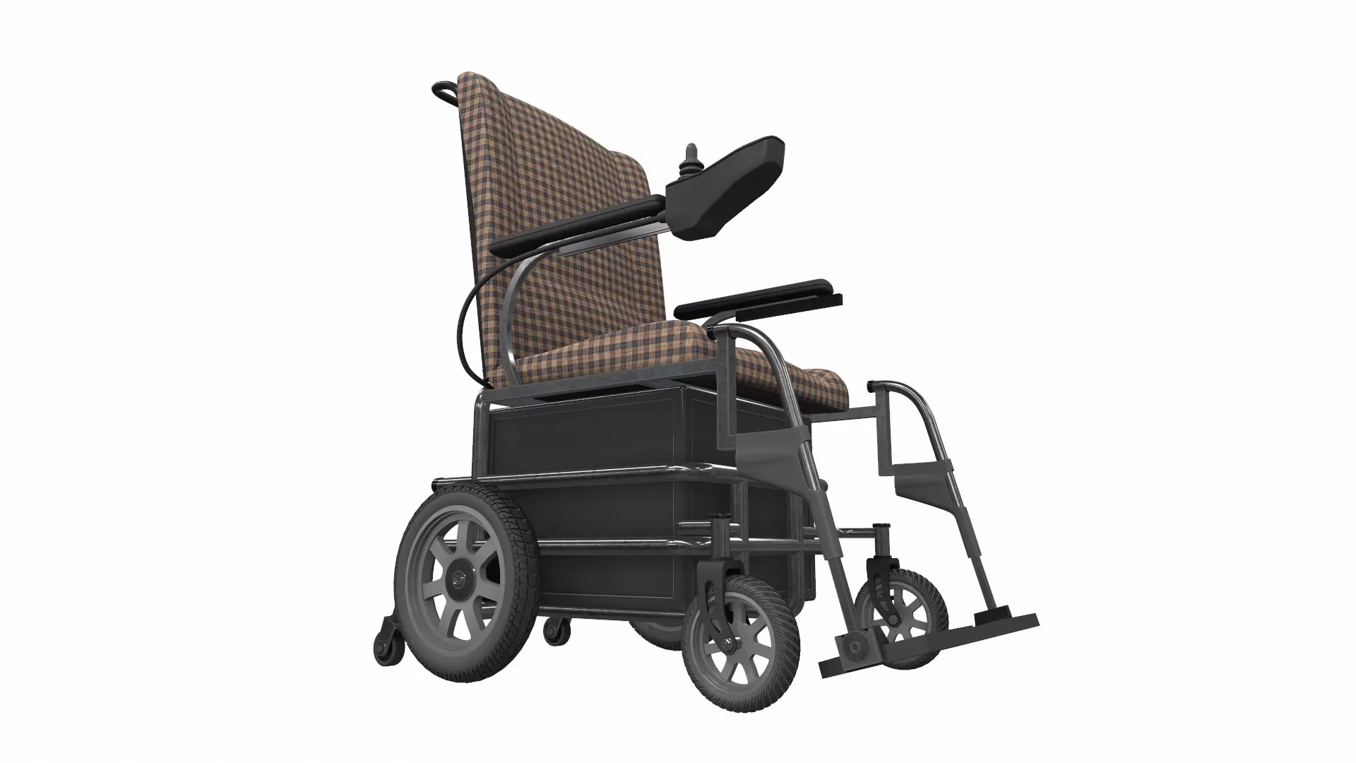 Electric wheelchair 1 3D model_0