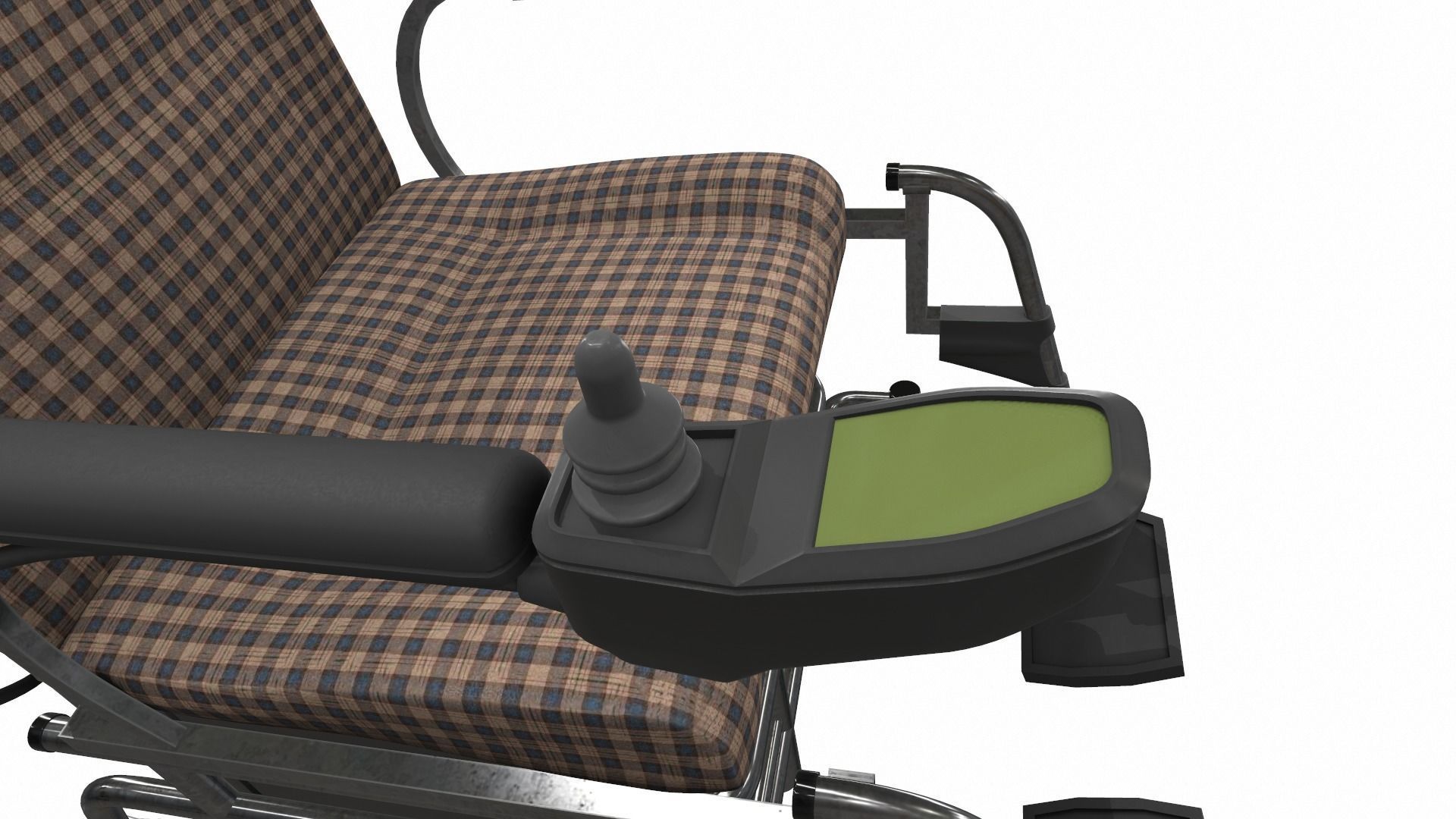 Electric wheelchair 1 3D model_11