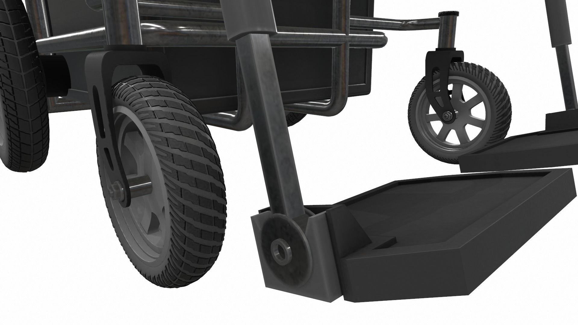 Electric wheelchair 1 3D model_9