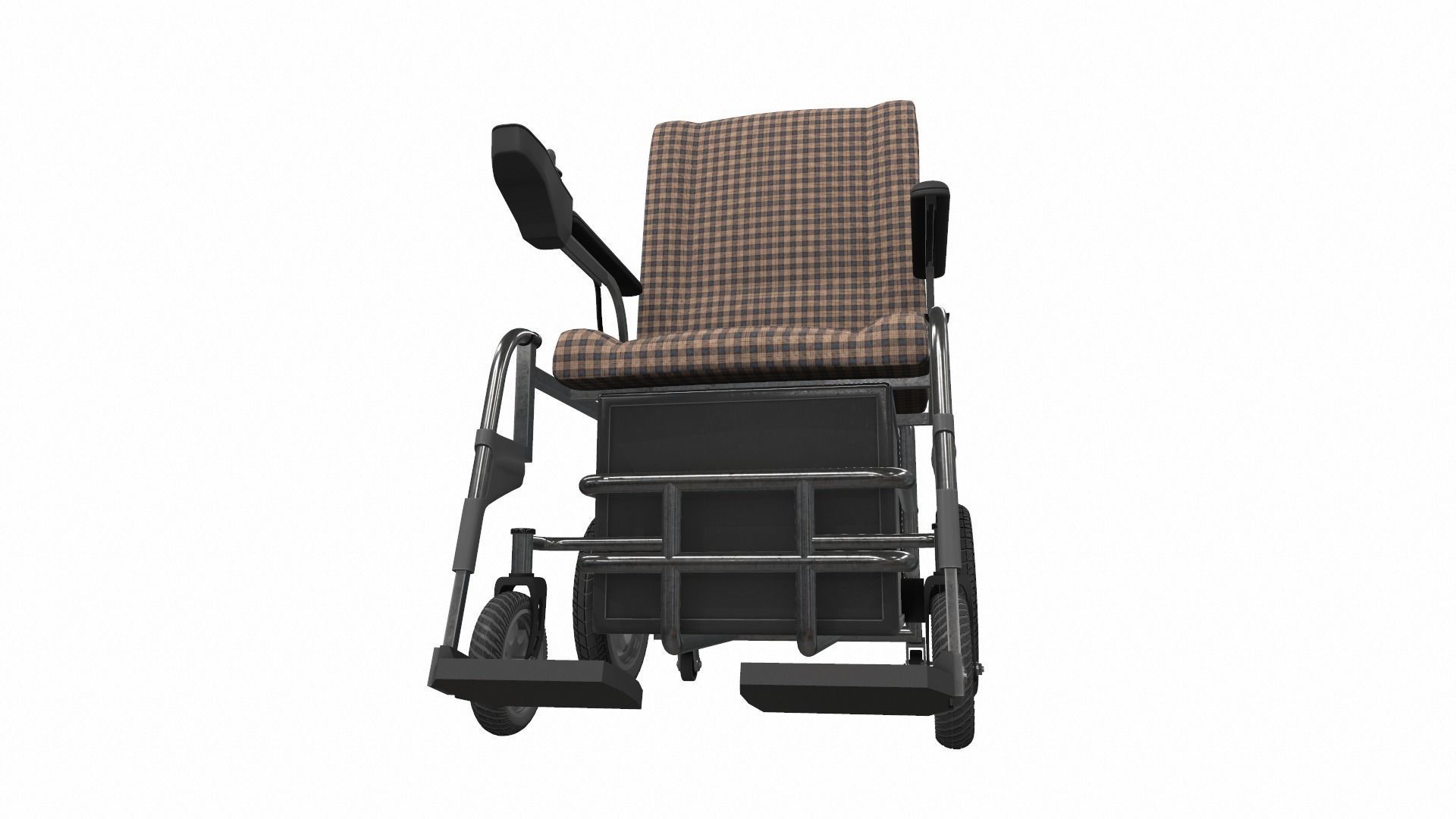 Electric wheelchair 1 3D model_1
