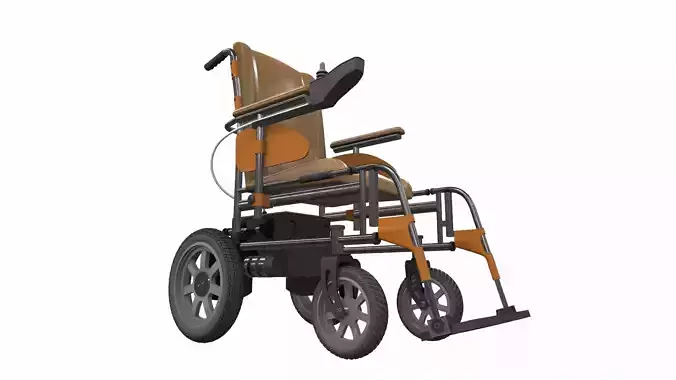 Electric wheelchair 2 3D model