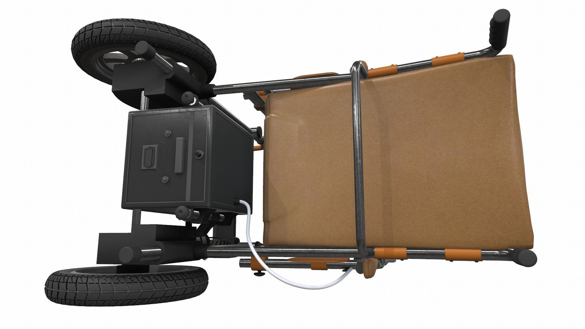 Electric wheelchair 2 3D model_6