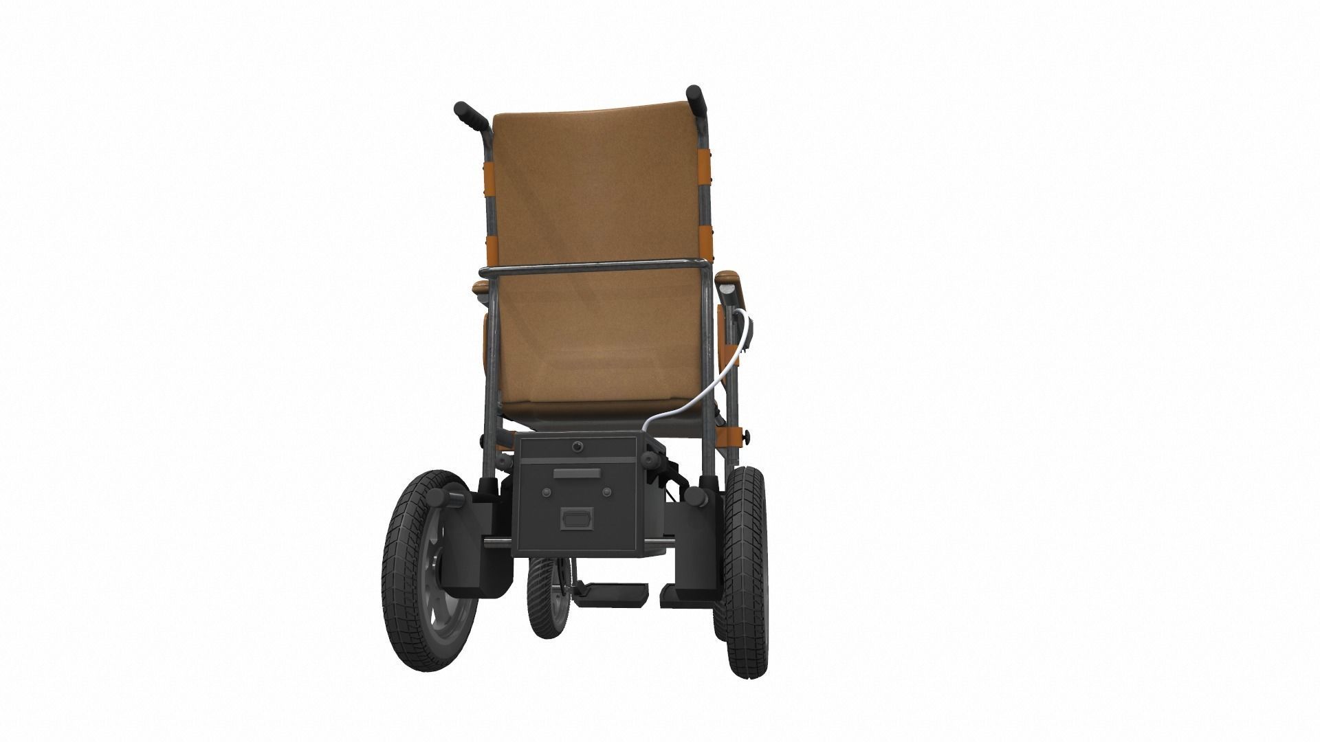 Electric wheelchair 2 3D model_3