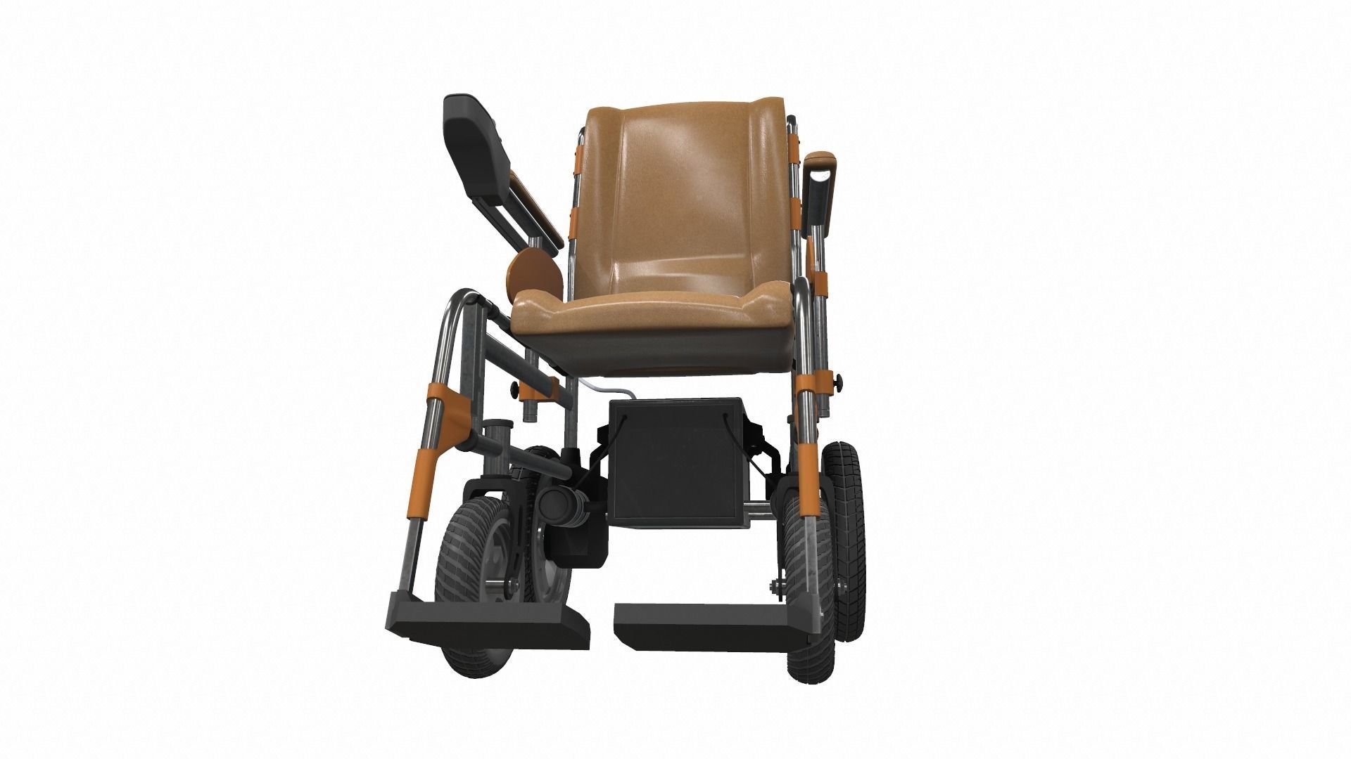 Electric wheelchair 2 3D model_1