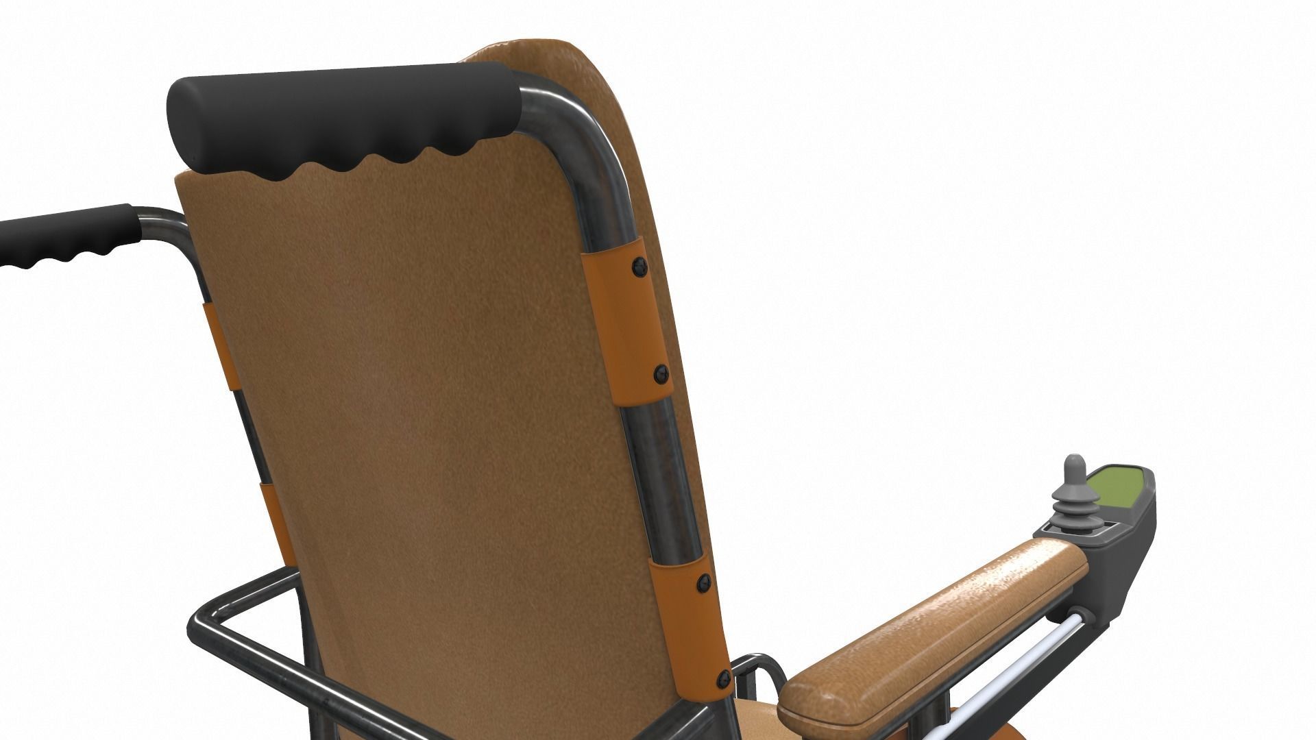 Electric wheelchair 2 3D model_11