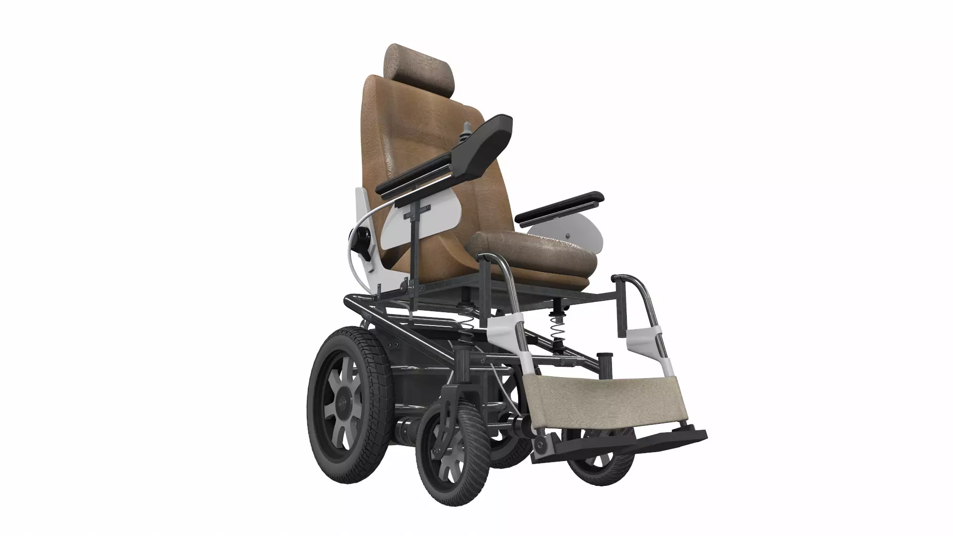 Electric wheelchair 3 3D model_0