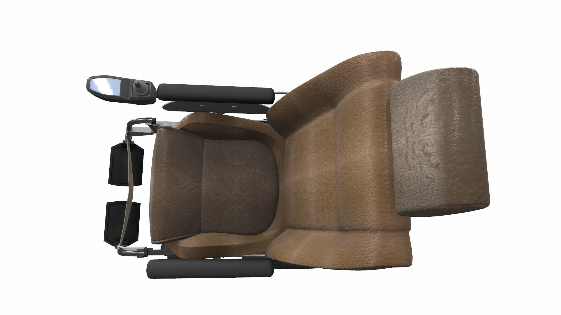 Electric wheelchair 3 3D model_4