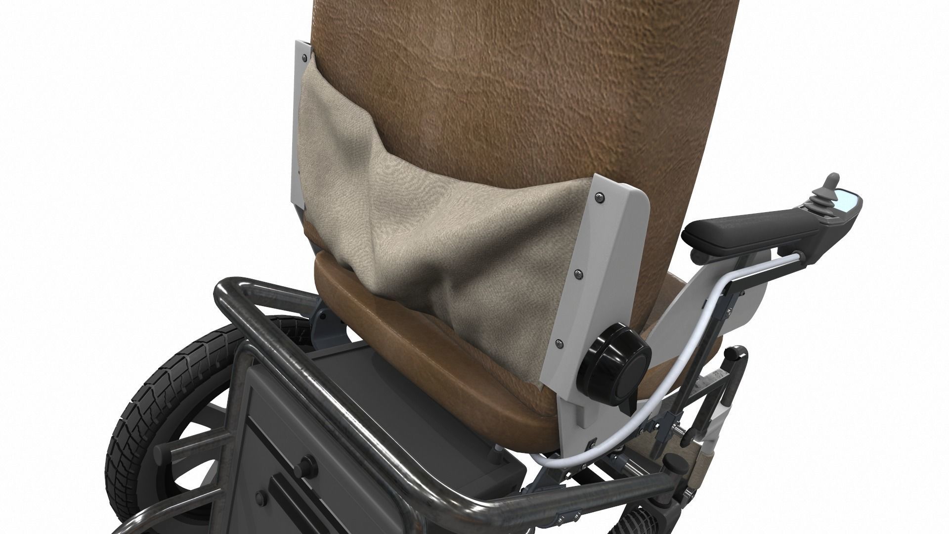 Electric wheelchair 3 3D model_11