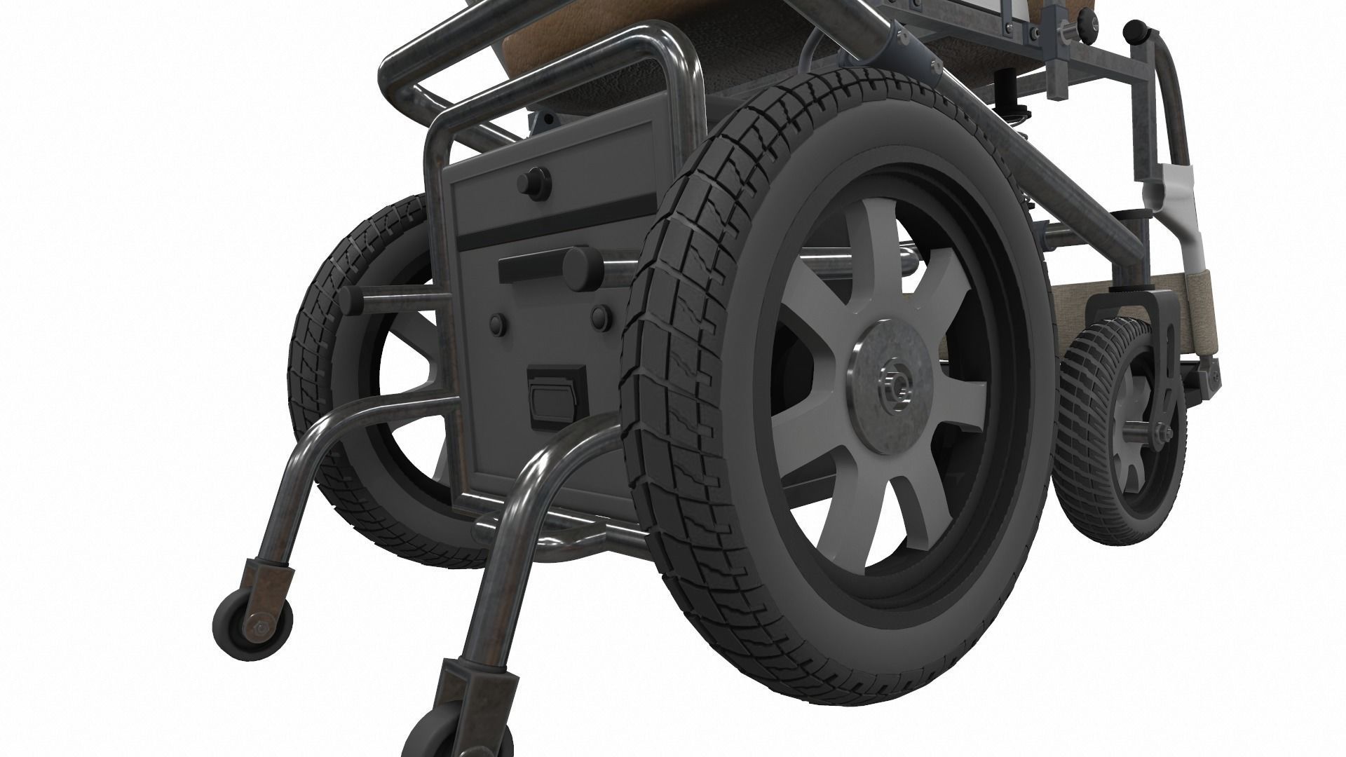 Electric wheelchair 3 3D model_8
