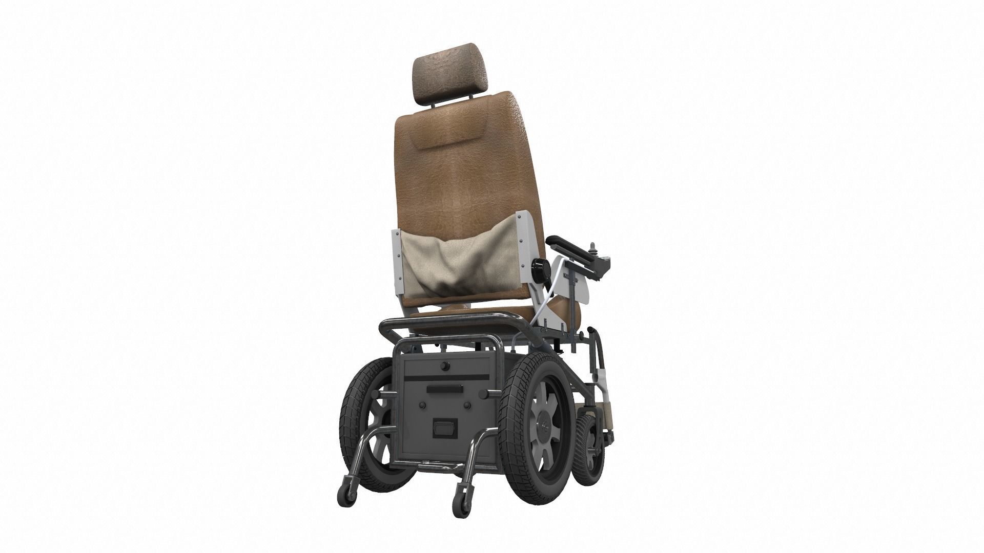 Electric wheelchair 3 3D model_3