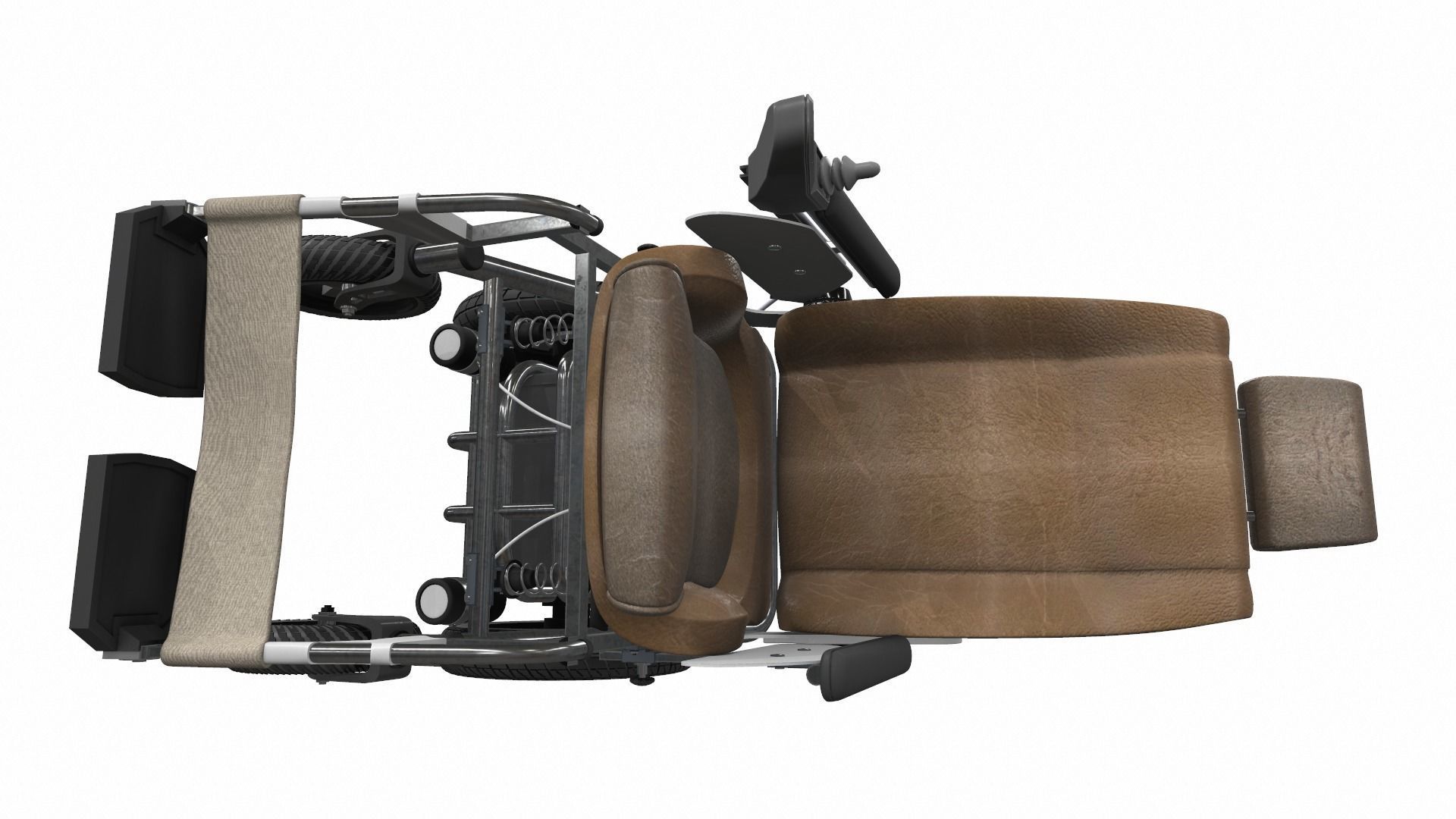 Electric wheelchair 3 3D model_5