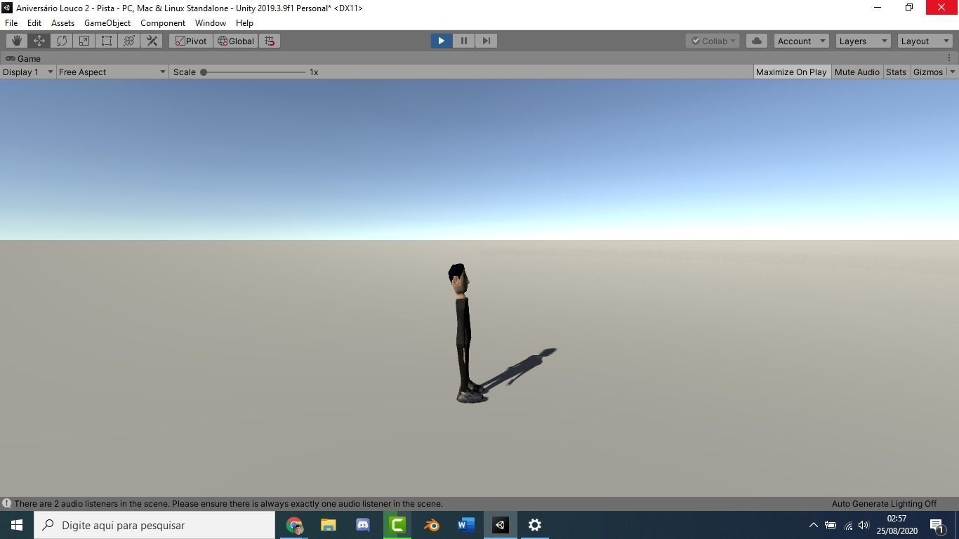 Simple man human model Low-poly 3D model_4