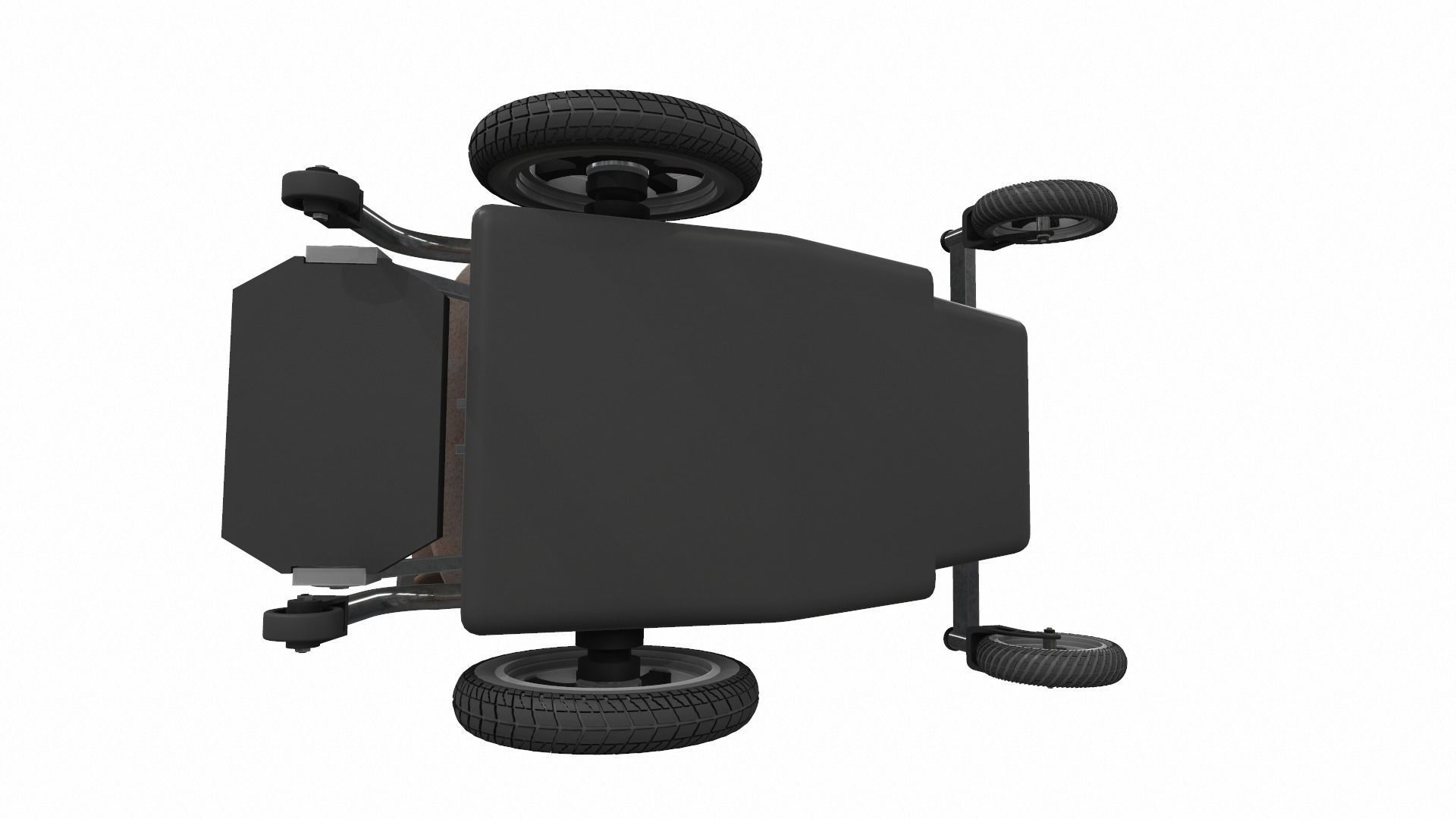 Electric wheelchair 5 3D model_6