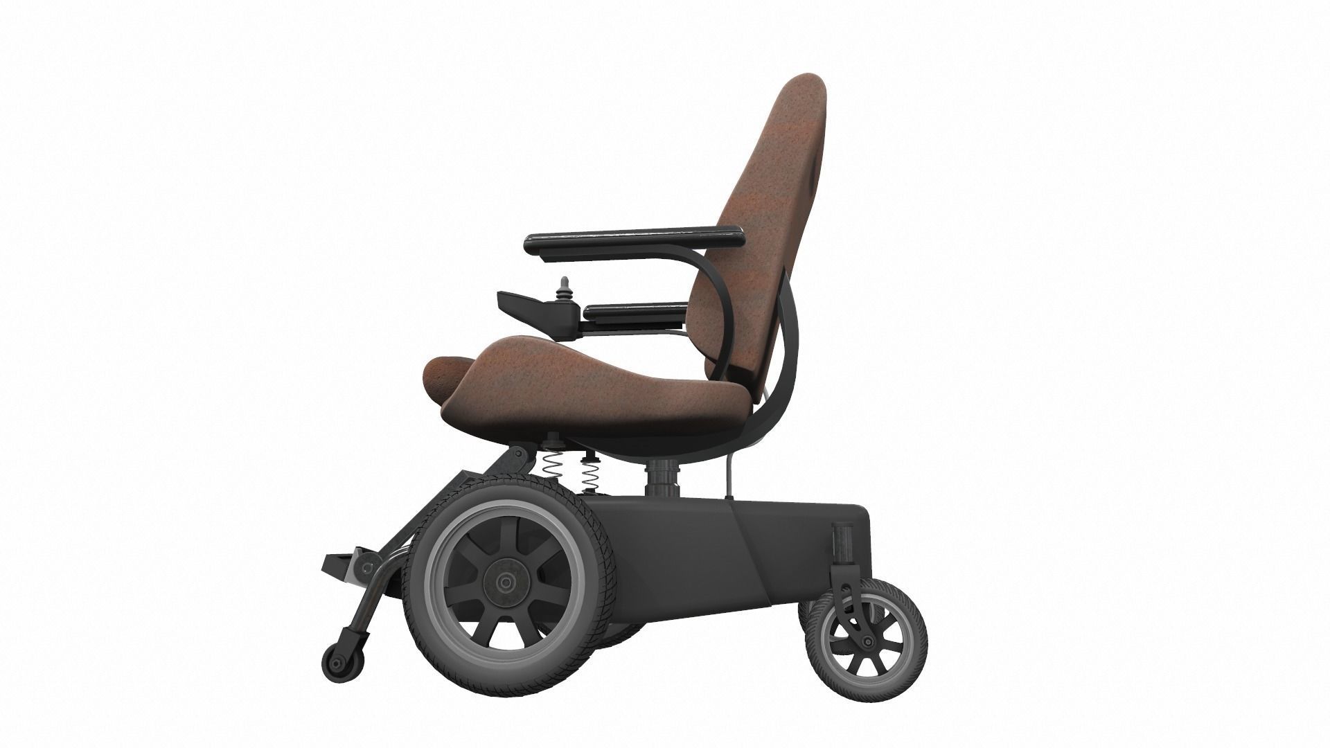 Electric wheelchair 5 3D model_2