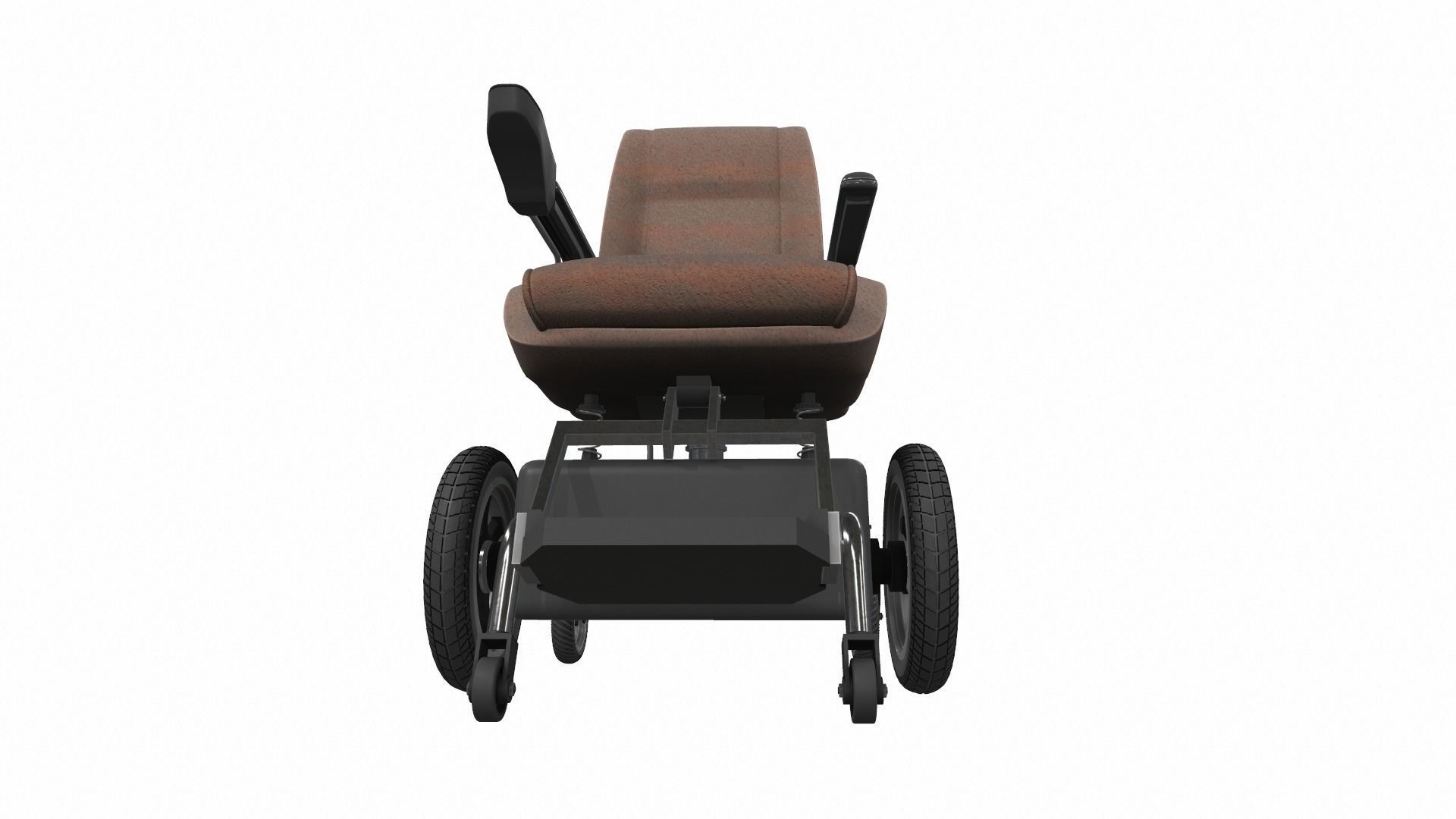 Electric wheelchair 5 3D model_1